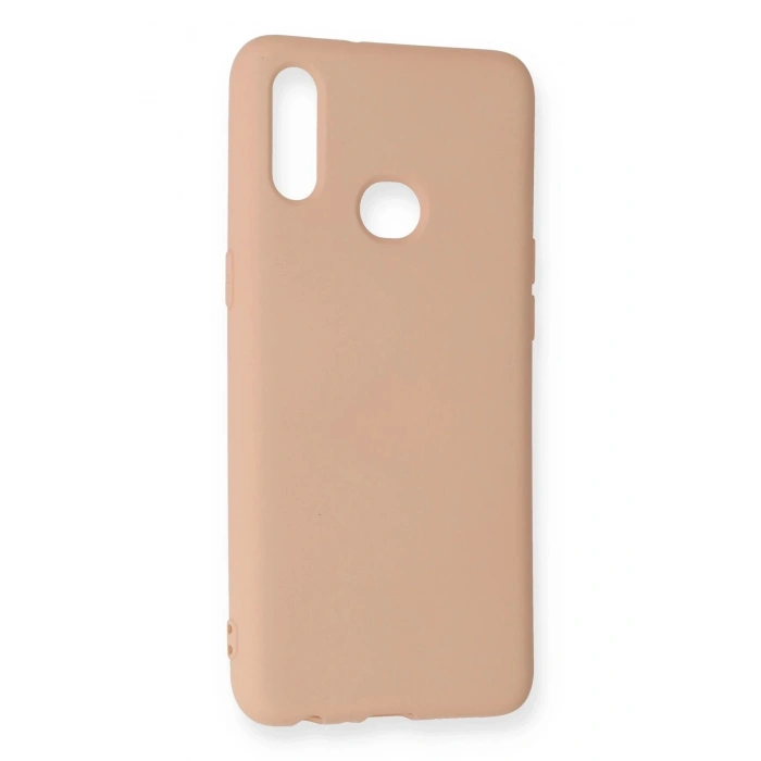 Durukar®  Samsung Galaxy A10S Kılıf Nano içi Kadife Silikon - Pudra