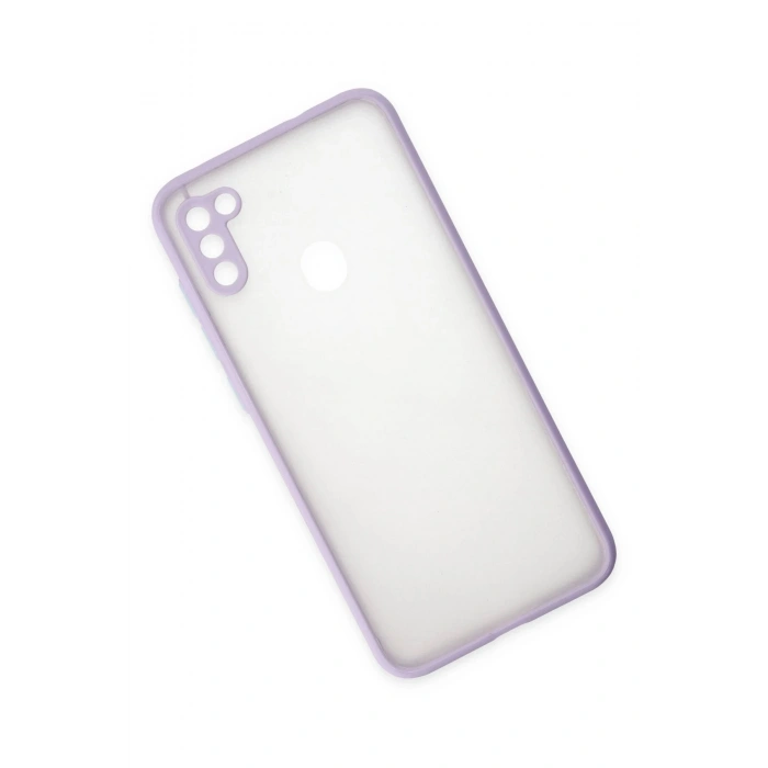 Durukar®  Samsung Galaxy A11 Kılıf Montreal Silikon Kapak - Mor