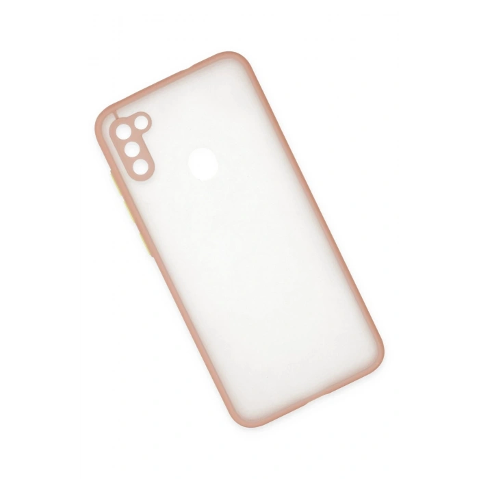 Durukar®  Samsung Galaxy A11 Kılıf Montreal Silikon Kapak - Pembe