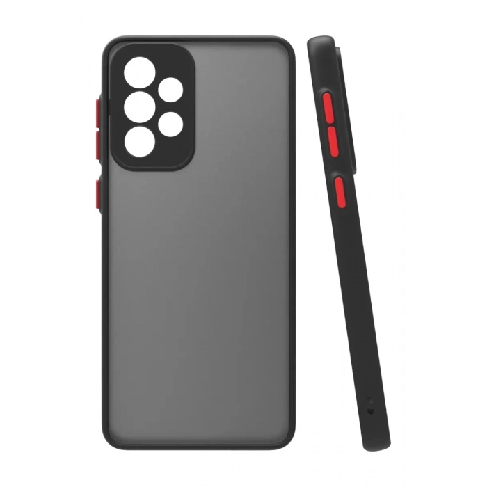 Durukar®  Samsung Galaxy A13 4G Kılıf Montreal Silikon Kapak - Siyah