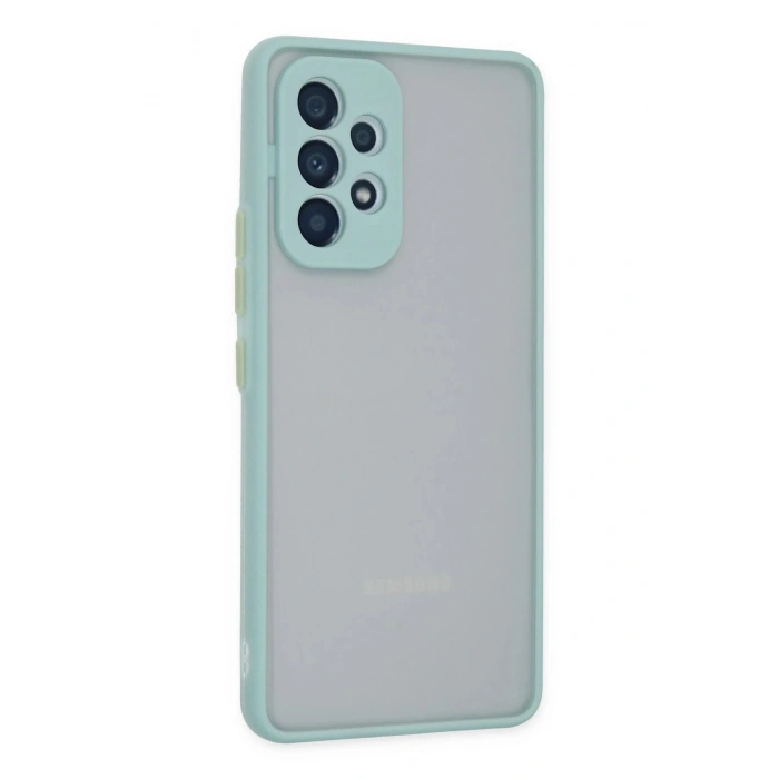 Durukar®  Samsung Galaxy A13 4G Kılıf Montreal Silikon Kapak - Turkuaz