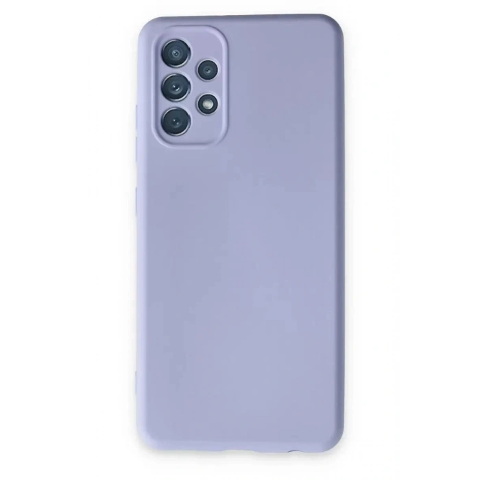 Durukar®  Samsung Galaxy A13 4G Kılıf Nano içi Kadife Silikon - Lila