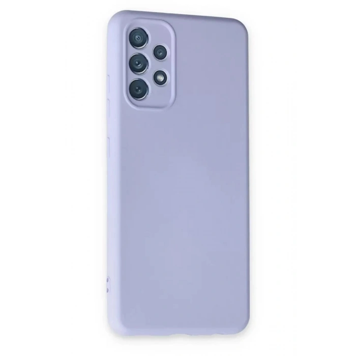 Durukar®  Samsung Galaxy A13 4G Kılıf Nano içi Kadife Silikon - Lila
