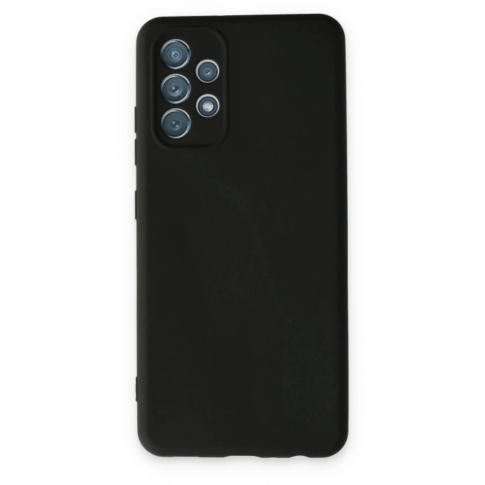 Durukar®  Samsung Galaxy A13 4G Kılıf Nano içi Kadife Silikon - Siyah