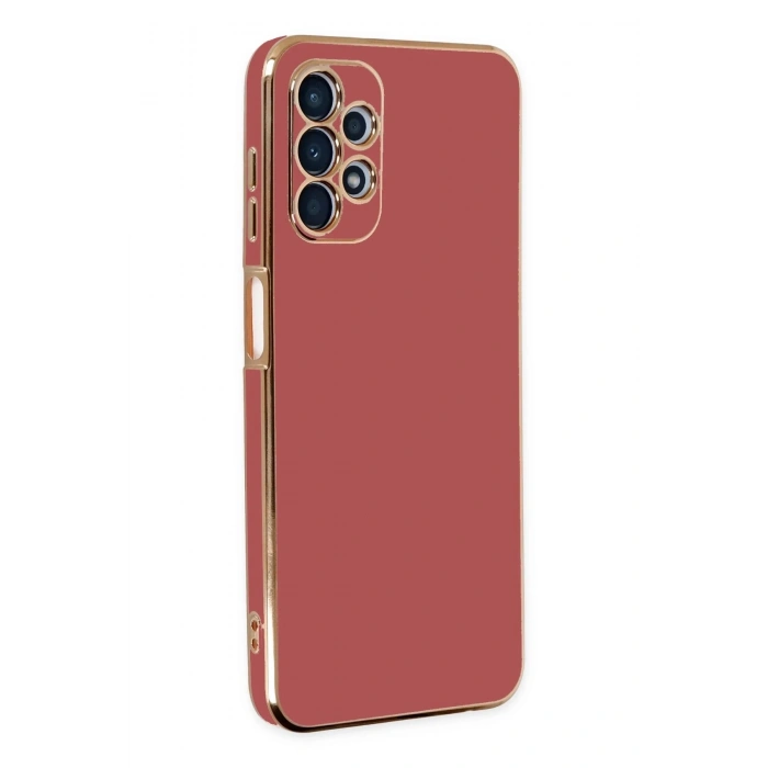 Durukar®  Samsung Galaxy A13 4G Kılıf Volet Silikon - Kırmızı