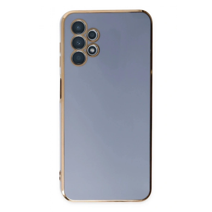 Durukar®  Samsung Galaxy A13 4G Kılıf Volet Silikon - Mavi