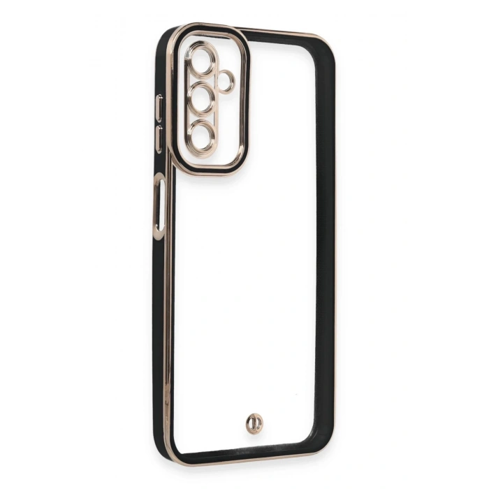 Durukar®  Samsung Galaxy A14 4G Kılıf Liva Lens Silikon - Siyah