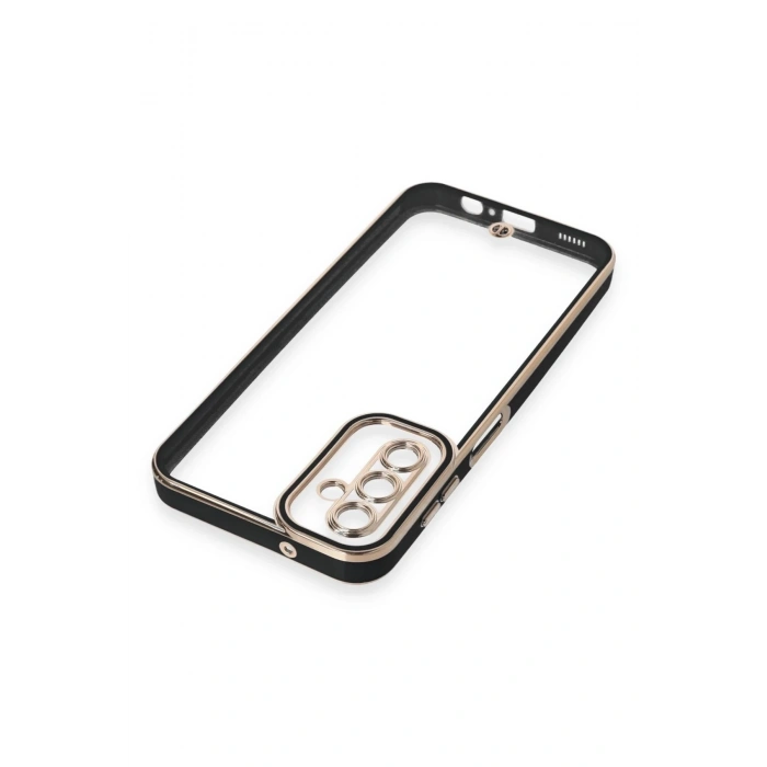 Durukar®  Samsung Galaxy A14 4G Kılıf Liva Lens Silikon - Siyah
