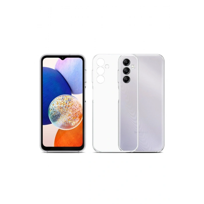 Durukar®  Samsung Galaxy A14 4G Kılıf Lüx Şeffaf Silikon