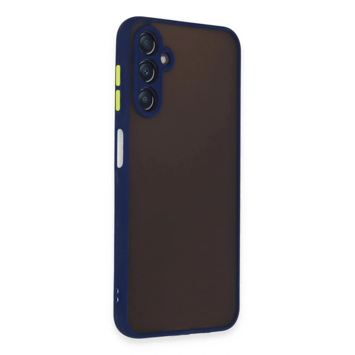 Durukar®  Samsung Galaxy A14 4G Kılıf Montreal Silikon Kapak - Lacivert