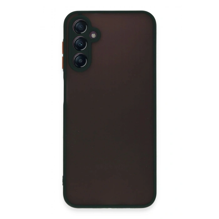 Durukar®  Samsung Galaxy A14 4G Kılıf Montreal Silikon Kapak - Yeşil