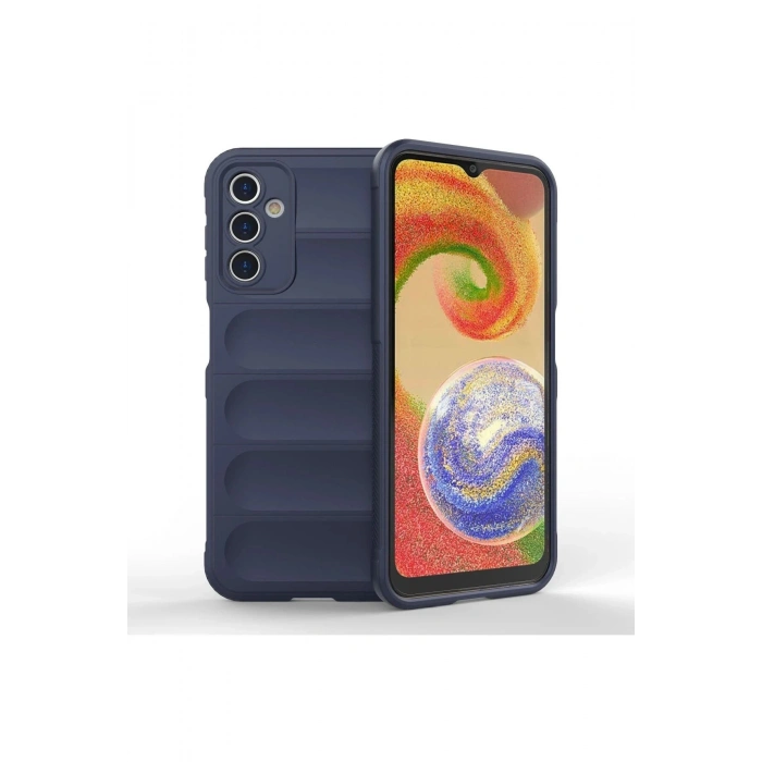 Durukar®  Samsung Galaxy A14 4G Kılıf Optimum Silikon - Lacivert