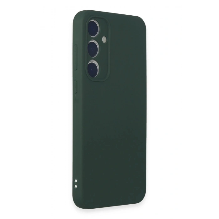 Durukar®  Samsung Galaxy A15 4G Kılıf First Silikon - Koyu Yeşil