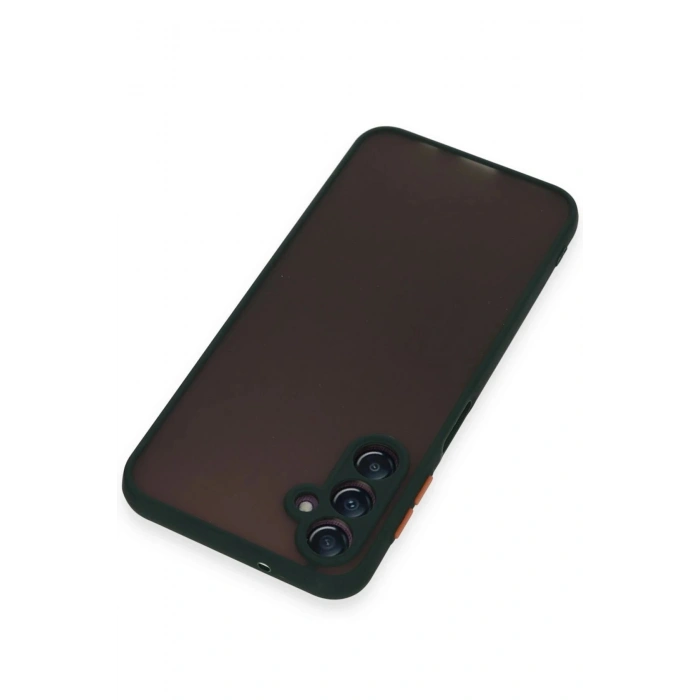 Durukar®  Samsung Galaxy A15 4G Kılıf Montreal Silikon Kapak - Yeşil