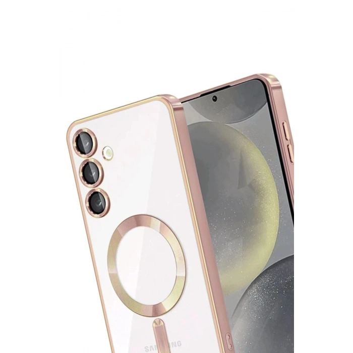 Durukar®  Samsung Galaxy A15 4G Kross Magneticsafe Kapak - Rose