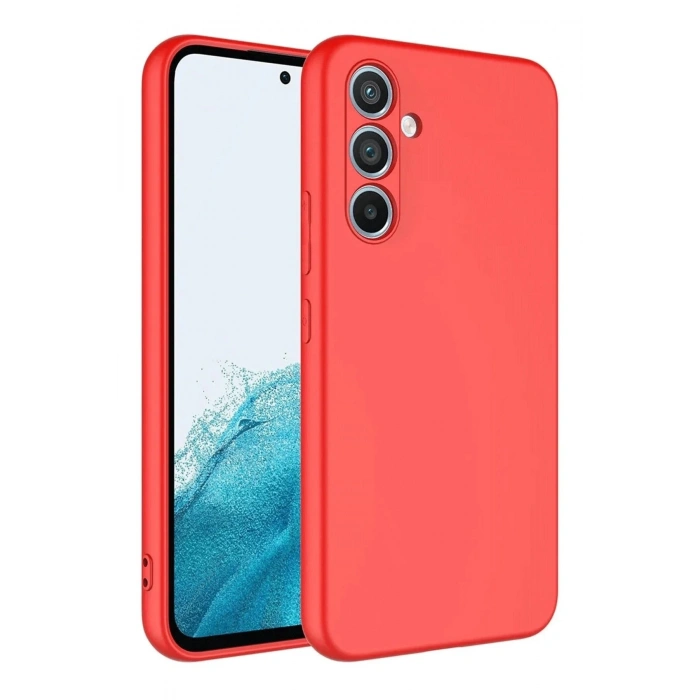 Durukar®  Samsung Galaxy A16 5G Kılıf First Silikon - Kırmızı