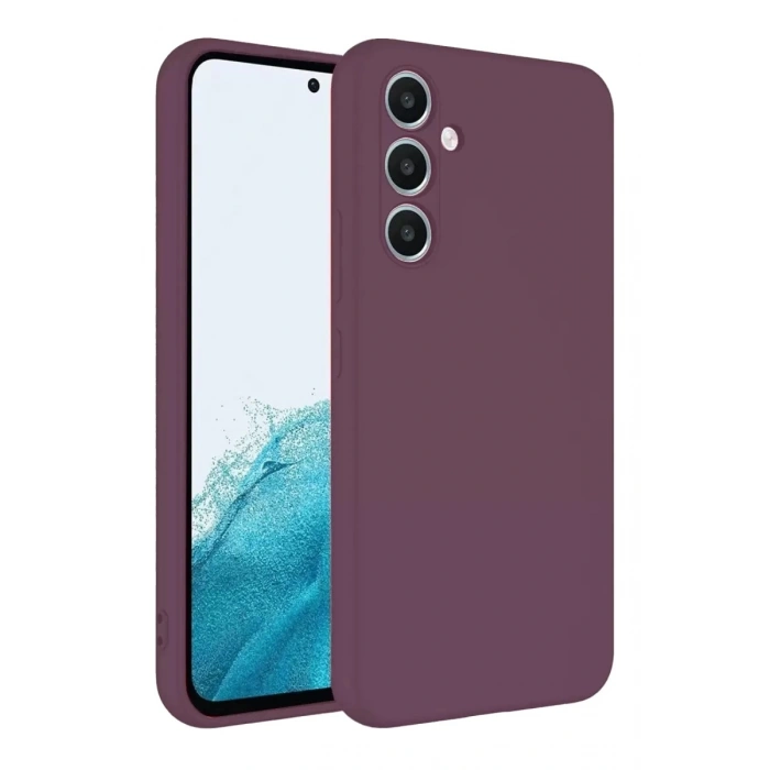 Durukar®  Samsung Galaxy A16 5G Kılıf First Silikon - Mürdüm