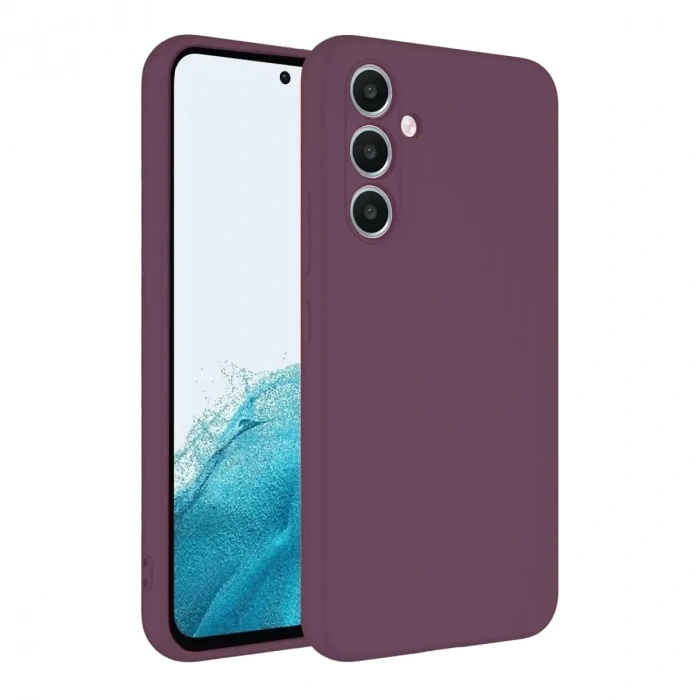 Durukar®  Samsung Galaxy A16 5G Kılıf First Silikon - Mürdüm
