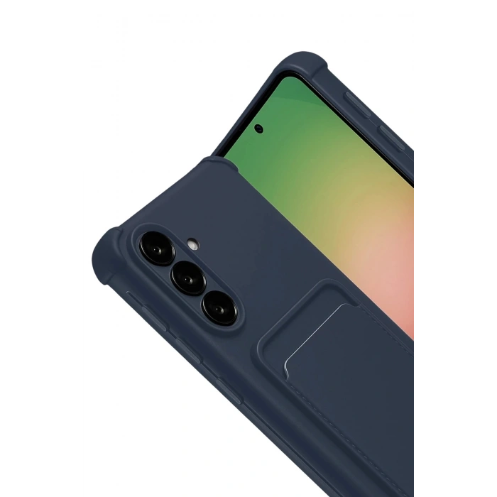 Durukar®  Samsung Galaxy A17 5G Kelvin Kartvizitli Silikon - Lacivert
