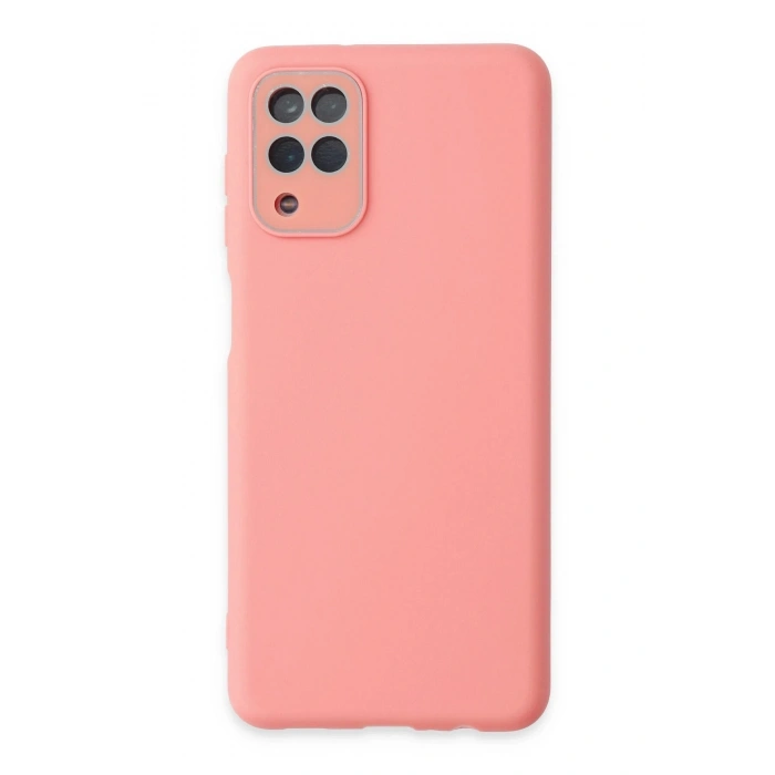 Durukar®  Samsung Galaxy A22 Kılıf Lansman Glass Kapak - Pembe