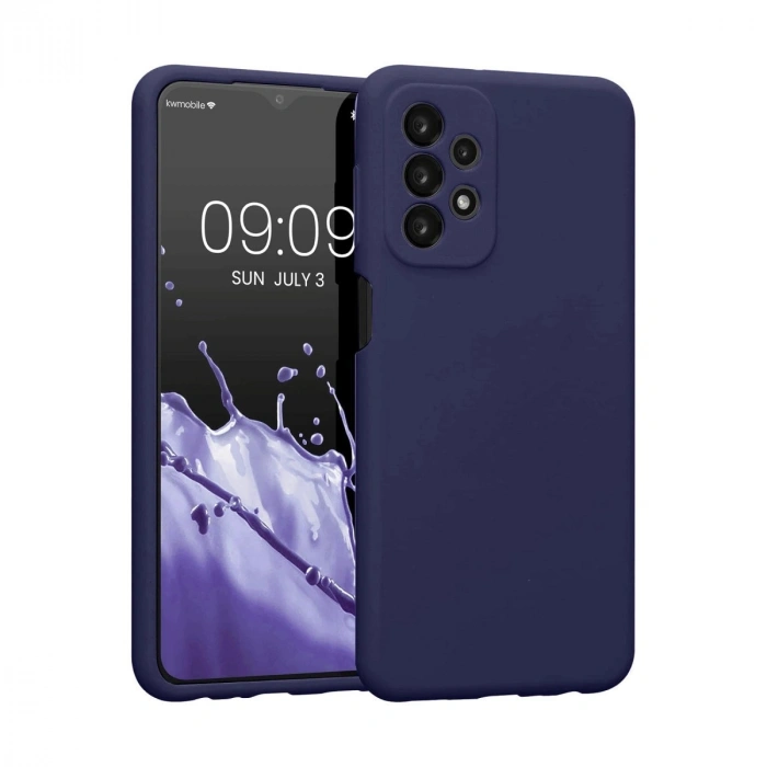 Durukar®  Samsung Galaxy A23 4G Kılıf First Silikon - Lacivert