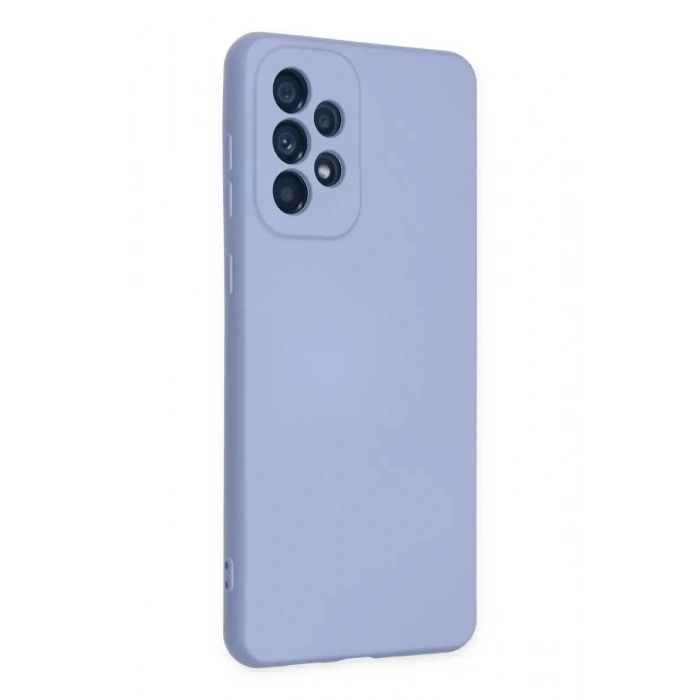 Durukar®  Samsung Galaxy A23 4G Kılıf Nano içi Kadife Silikon - Lila