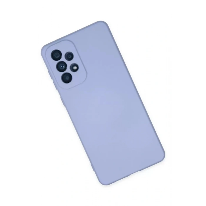 Durukar®  Samsung Galaxy A23 4G Kılıf Nano içi Kadife Silikon - Lila