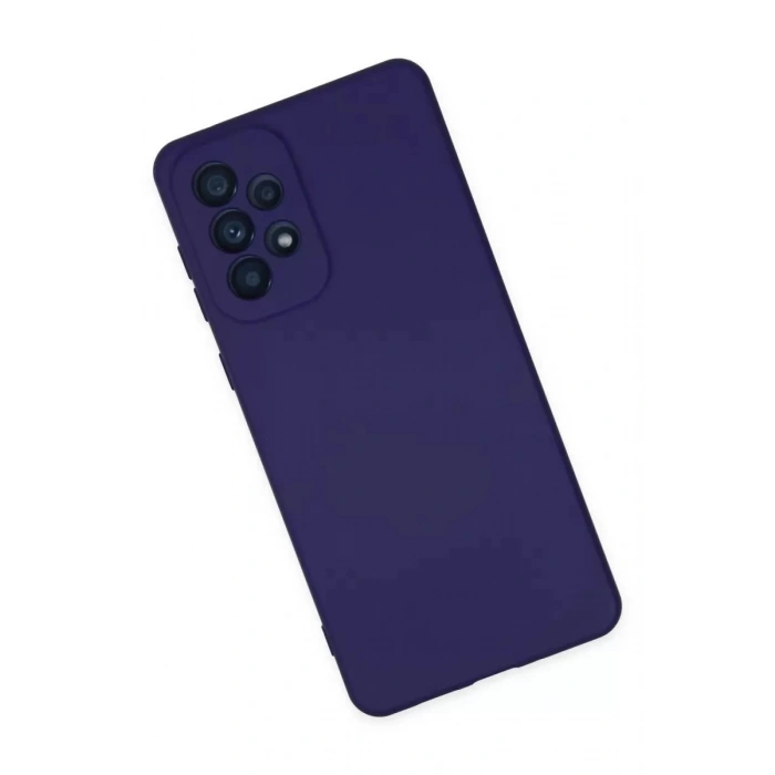 Durukar®  Samsung Galaxy A23 4G Kılıf Nano içi Kadife Silikon - Mor