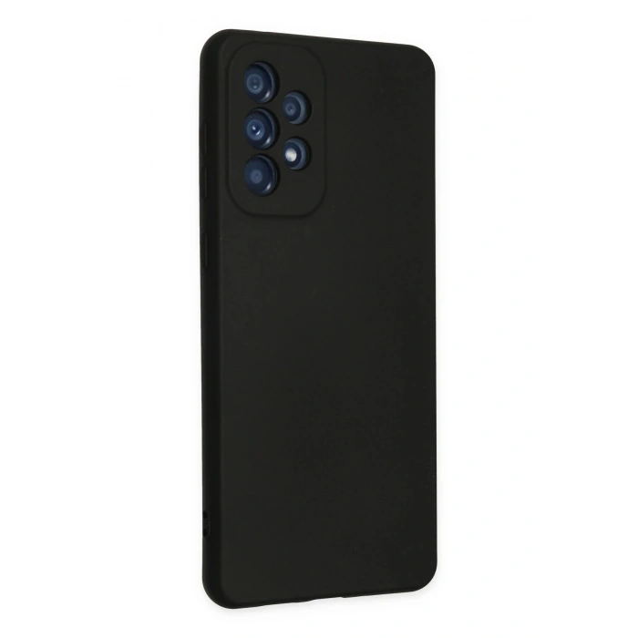 Durukar®  Samsung Galaxy A23 4G Kılıf Nano içi Kadife Silikon - Siyah