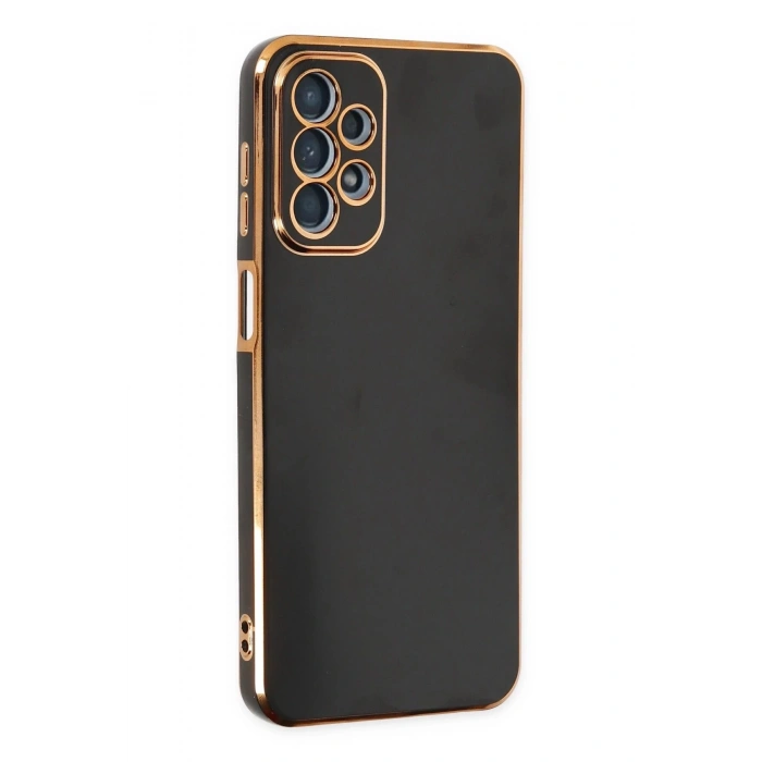 Durukar®  Samsung Galaxy A23 4G Kılıf Volet Silikon - Siyah