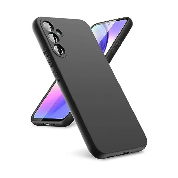 Durukar®  Samsung Galaxy A24 4G Kılıf First Silikon - Siyah