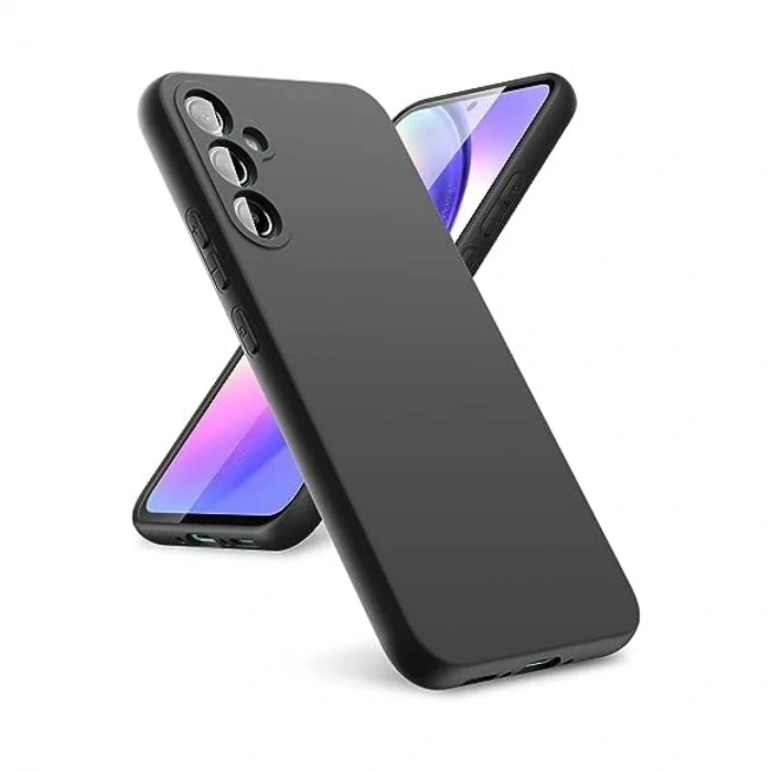Durukar®  Samsung Galaxy A24 4G Kılıf First Silikon - Siyah