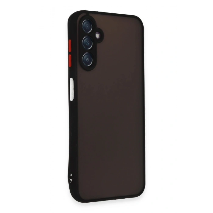 Durukar®  Samsung Galaxy A24 4G Kılıf Montreal Silikon Kapak - Siyah