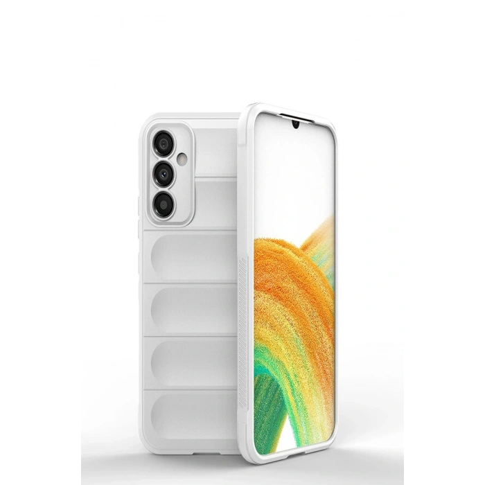 Durukar®  Samsung Galaxy A25 5G Kılıf Optimum Silikon - Krem