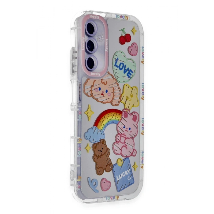 Durukar®  Samsung Galaxy A25 5G Kılıf Reflexion Desenli Kapak - Desen 4