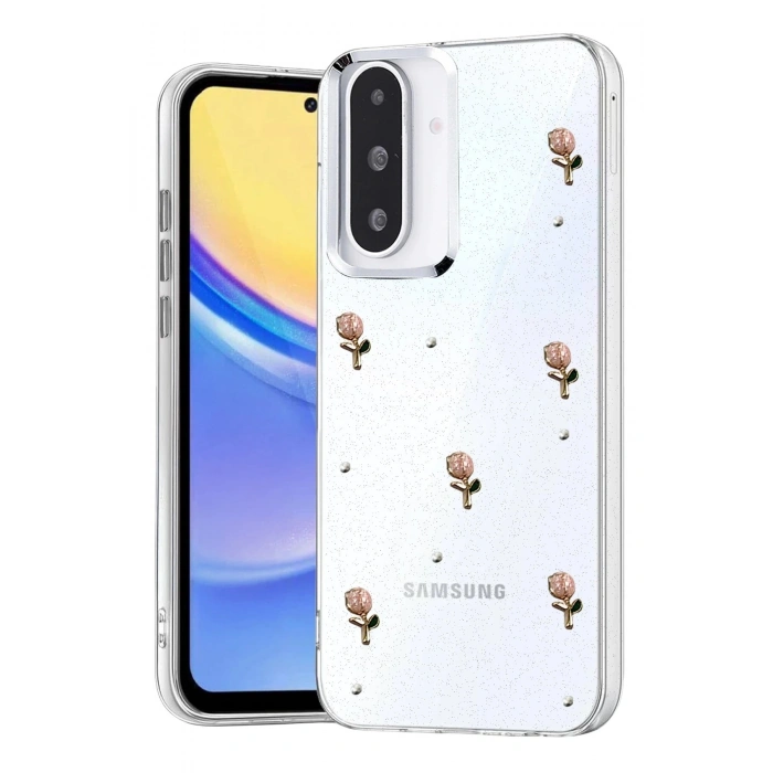 Durukar®  Samsung Galaxy A26 Fiyonk Desenli Kapak - Desen 6
