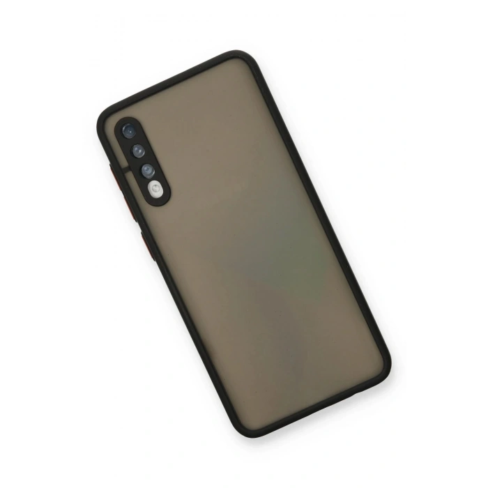 Durukar®  Samsung Galaxy A30S Kılıf Montreal Silikon Kapak - Siyah
