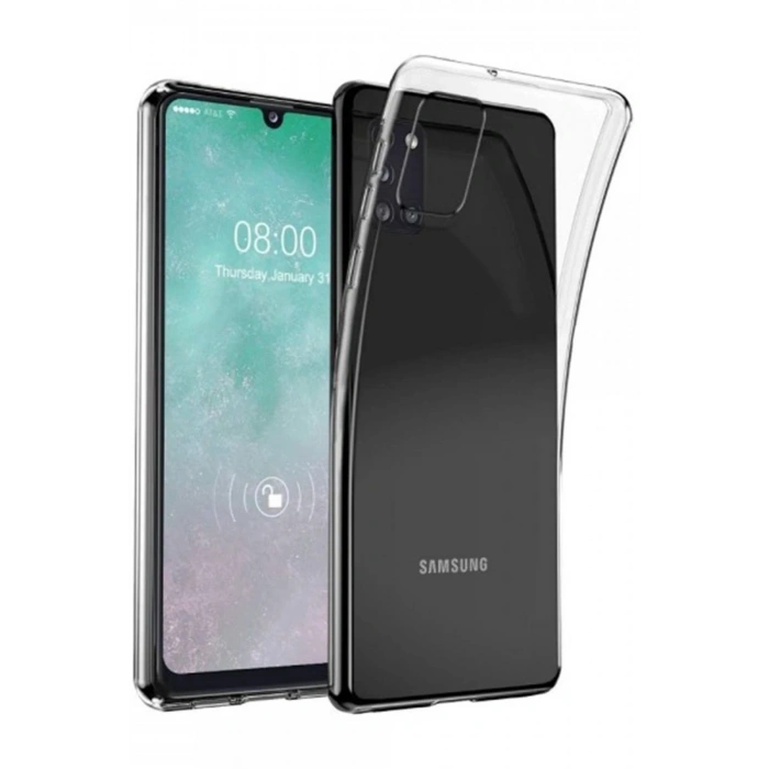 Durukar®  Samsung Galaxy A31 Kılıf Lüx Şeffaf Silikon