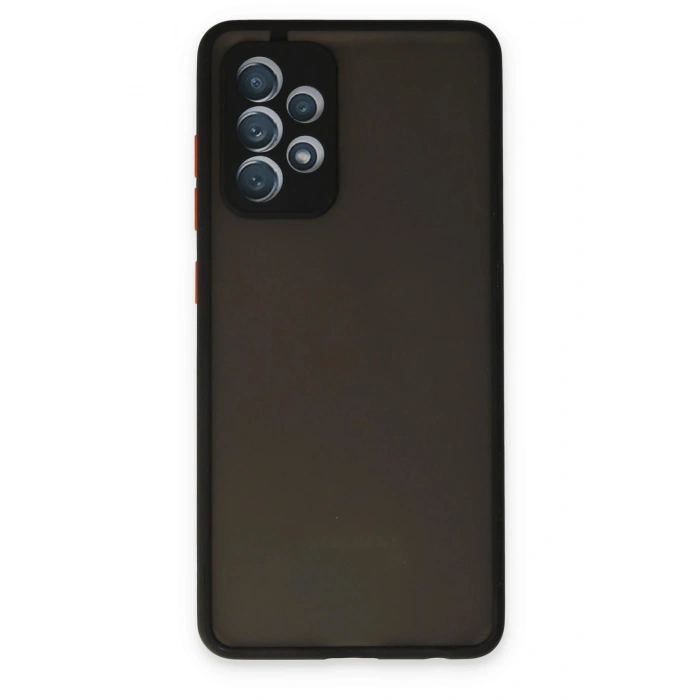 Durukar®  Samsung Galaxy A32 Kılıf Montreal Silikon Kapak - Siyah