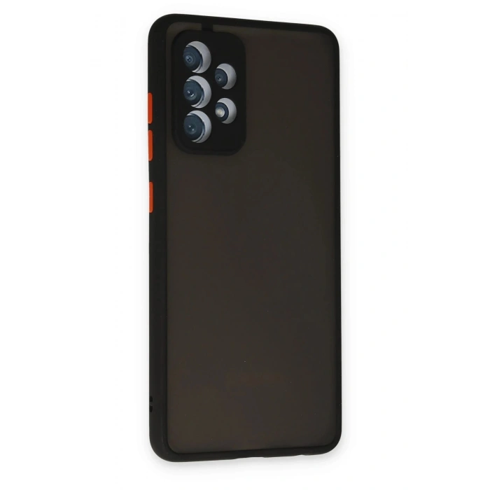 Durukar®  Samsung Galaxy A32 Kılıf Montreal Silikon Kapak - Siyah