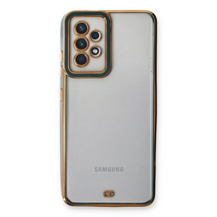 Durukar®  Samsung Galaxy A33 5G Kılıf Liva Lens Silikon - Yeşil