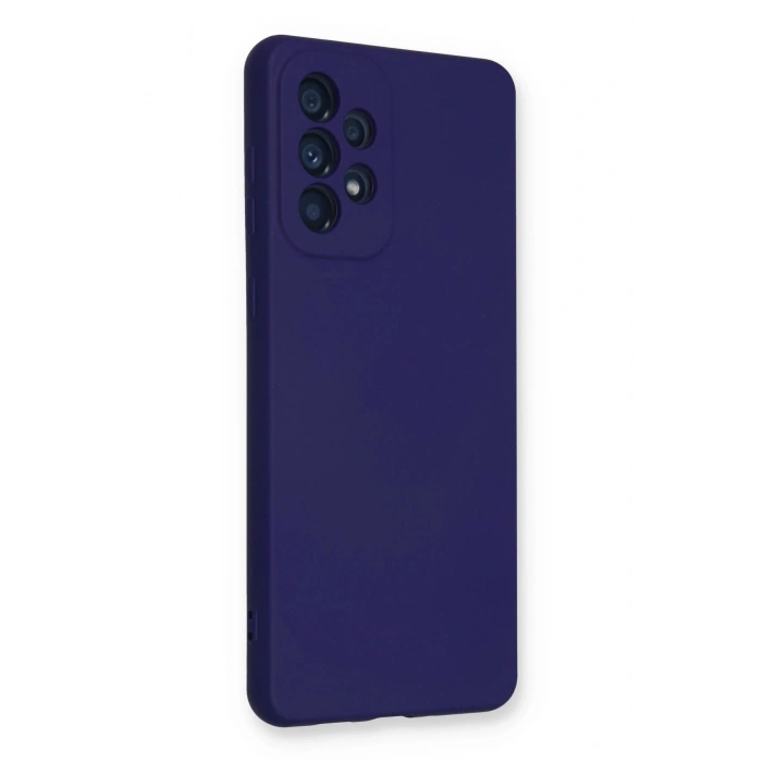 Durukar®  Samsung Galaxy A33 5G Kılıf Nano içi Kadife Silikon - Mor