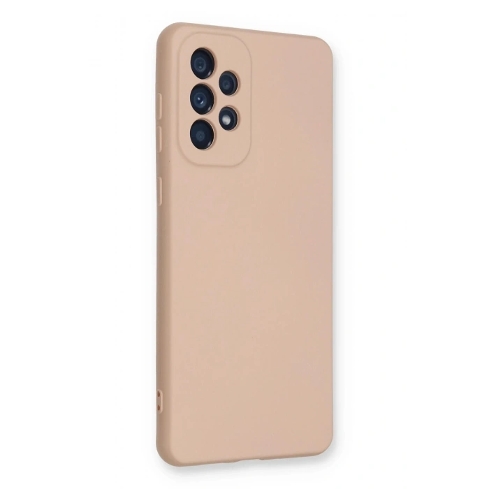 Durukar®  Samsung Galaxy A33 5G Kılıf Nano içi Kadife Silikon - Pudra