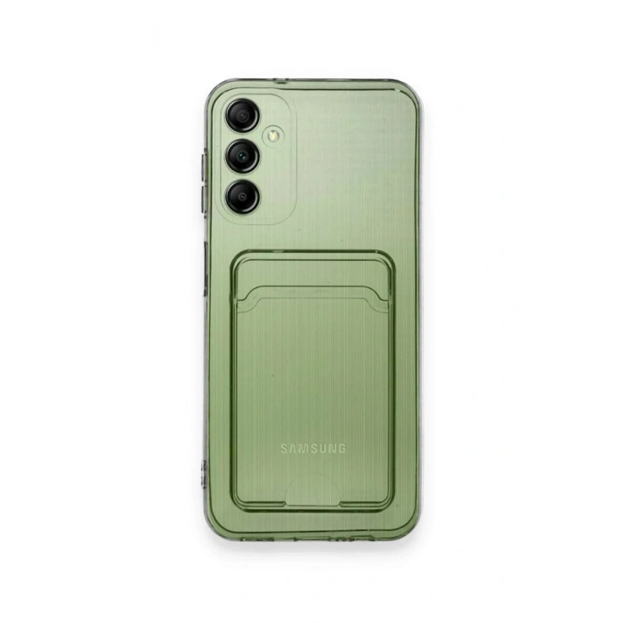 Durukar®  Samsung Galaxy A35 5G Kılıf Kart Şeffaf Silikon - Şeffaf