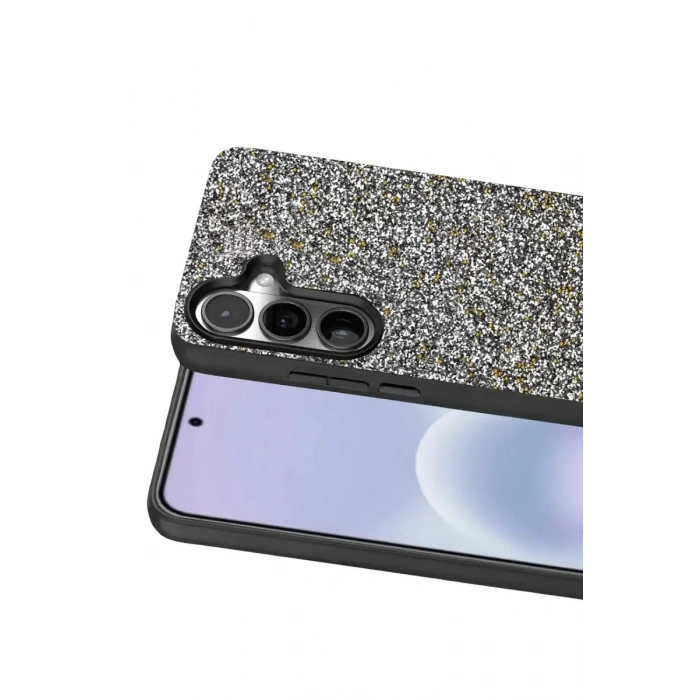 Durukar®  Samsung Galaxy A37 5G Bright Simli Kapak - Gold