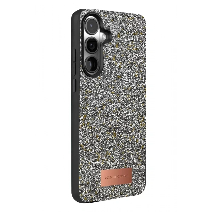 Durukar®  Samsung Galaxy A37 5G Bright Simli Kapak - Gold