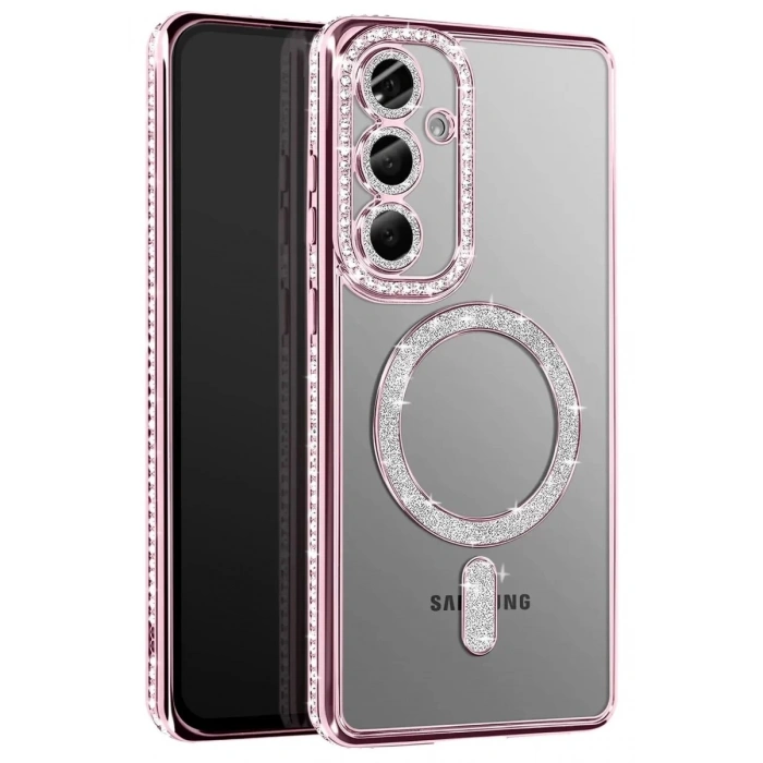Durukar®  Samsung Galaxy A37 5G Joke Simli Magneticsafe Kılıf - Pembe