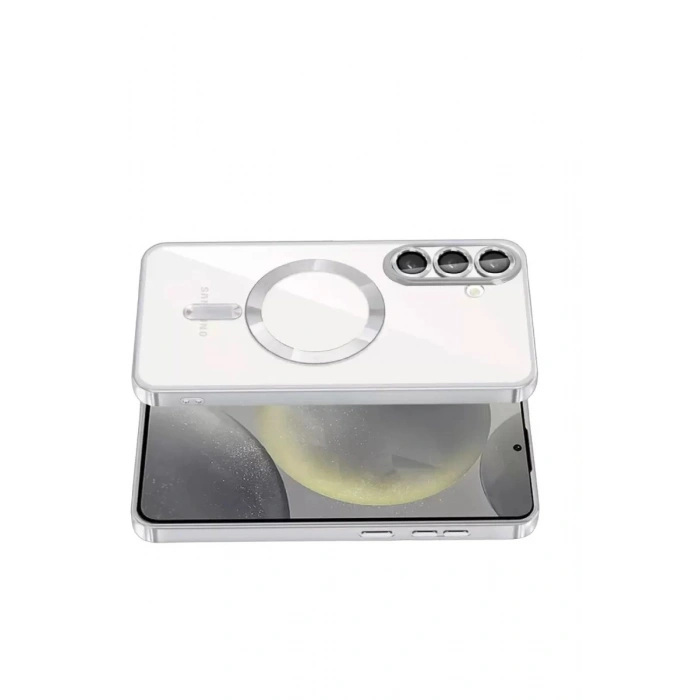 Durukar®  Samsung Galaxy A37 5G Kross Magneticsafe Kapak - Gümüş