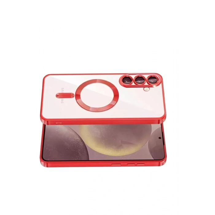 Durukar®  Samsung Galaxy A37 5G Kross Magneticsafe Kapak - Kırmızı