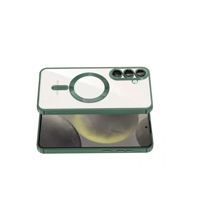 Durukar®  Samsung Galaxy A37 5G Kross Magneticsafe Kapak - Koyu Yeşil